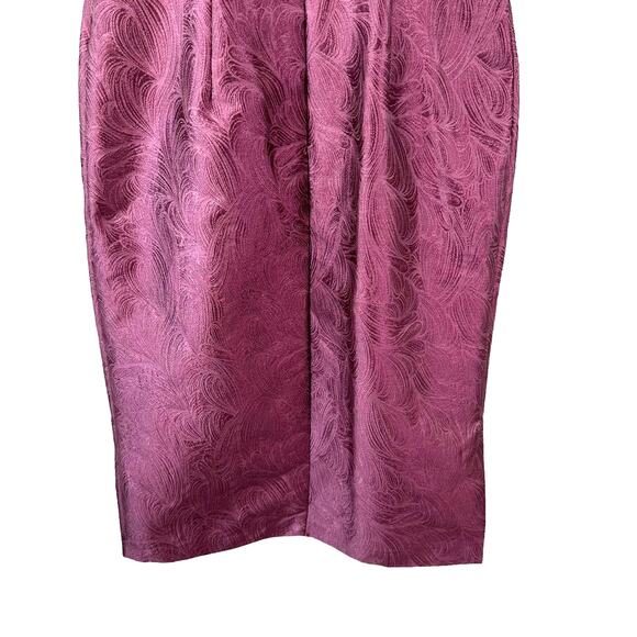 Kay Unger New Womens Caitlyn Midi Formal Dress Heather Rose Size 6 with Flaw - Picture 10 of 16